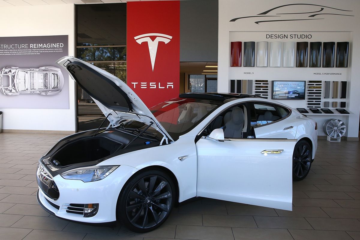 Electric Tesla Car